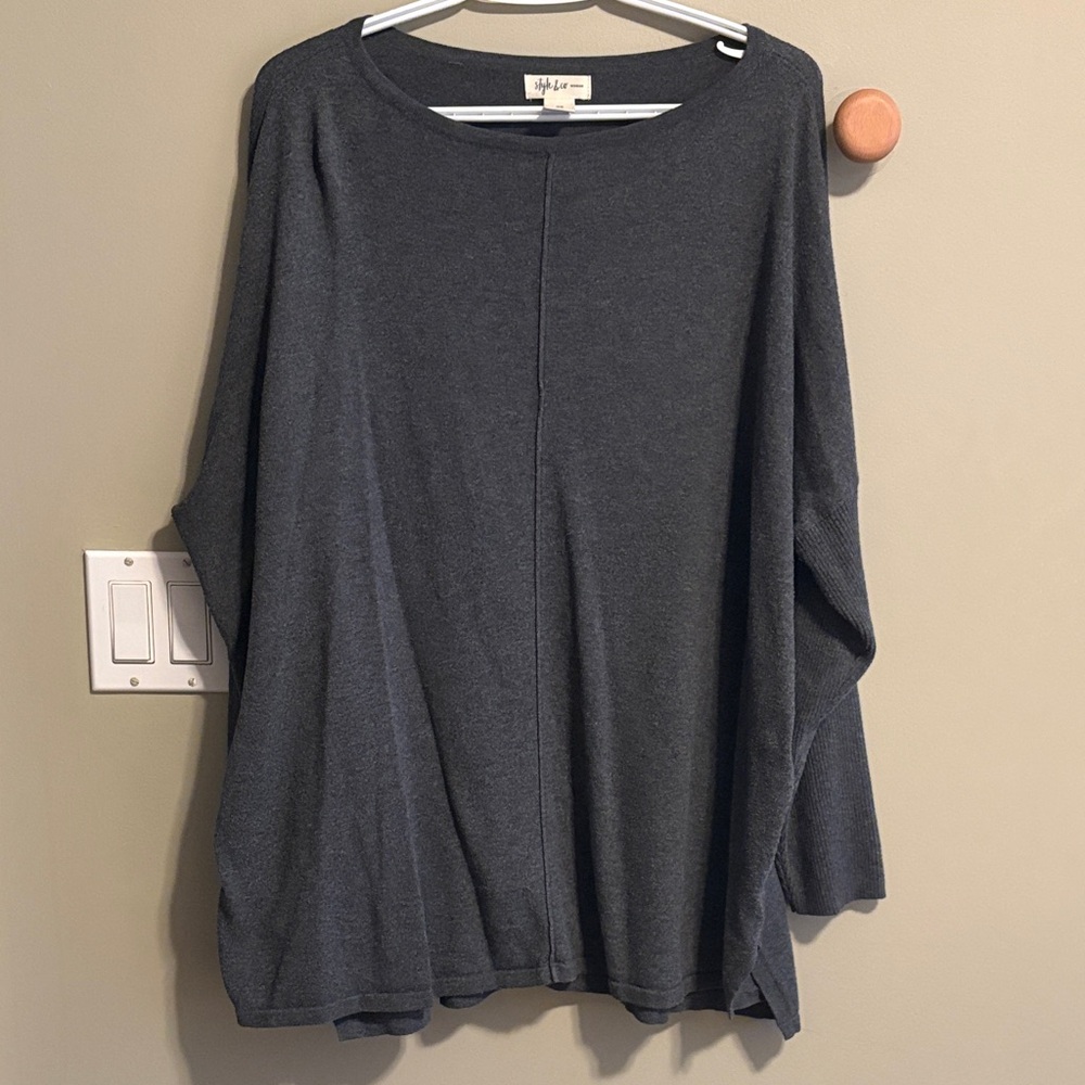 Style & Co. Charcoal Women's Sweatshirt
